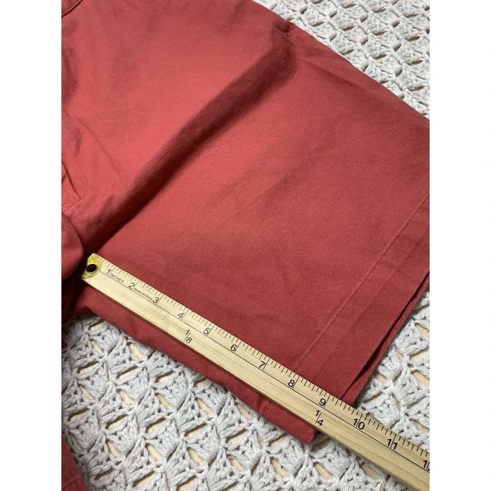 Polo Ralph Lauren Chino‎ Shorts Mens W36 L9  Flat Front Classic Pink  100%Cotton